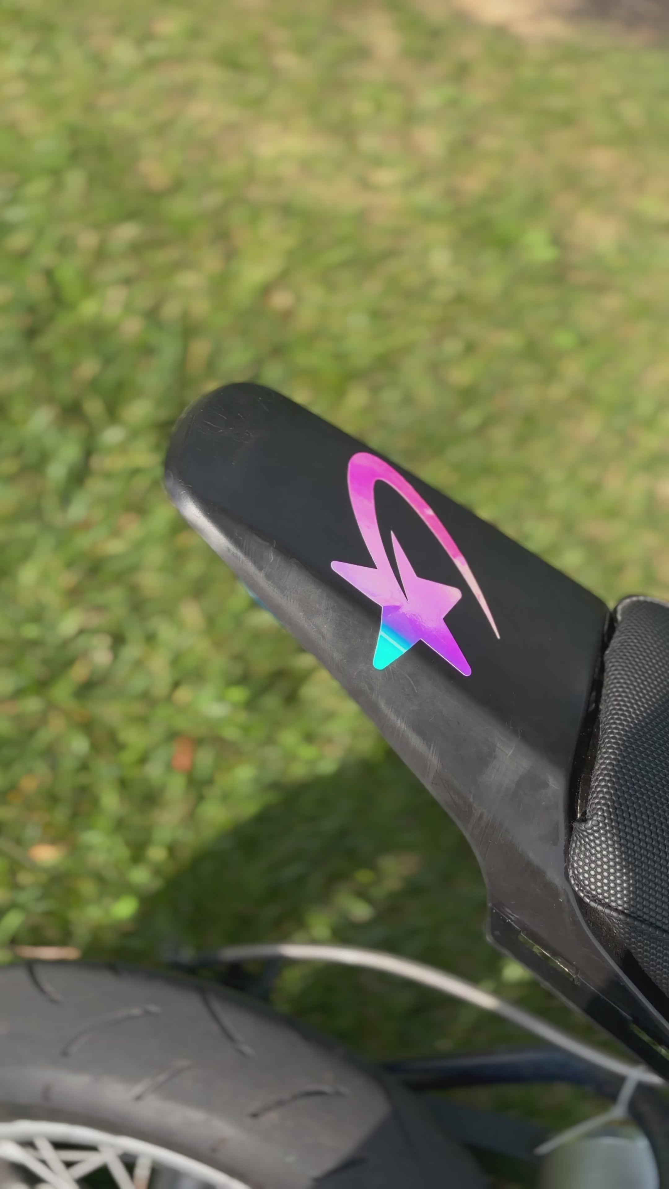 Glow In The Dark 6 Piece Logo Stickers